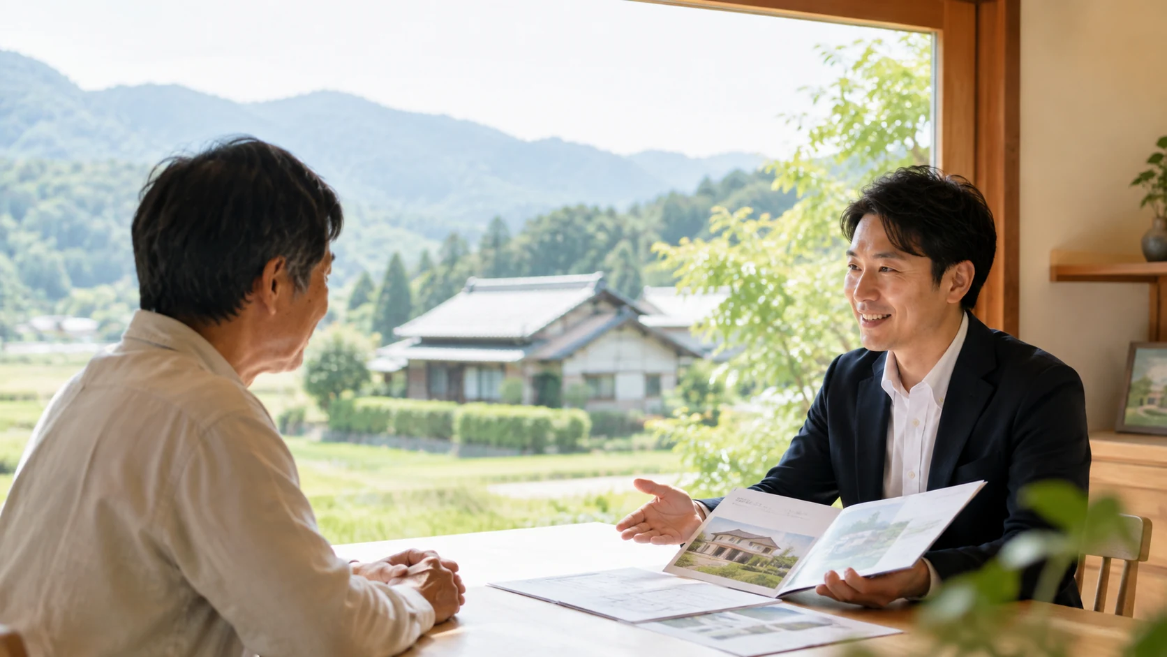 不動産売却の相談をしているイメージ